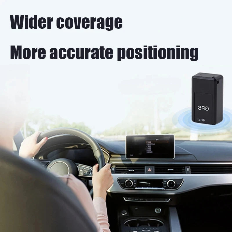 "GF07 Mini Magnetic GPS Tracker – Real-Time Car & Pet Locator"