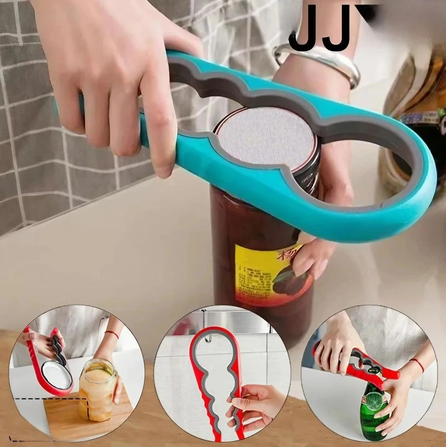 "4-in-1 Multi-Function Can & Bottle Opener"